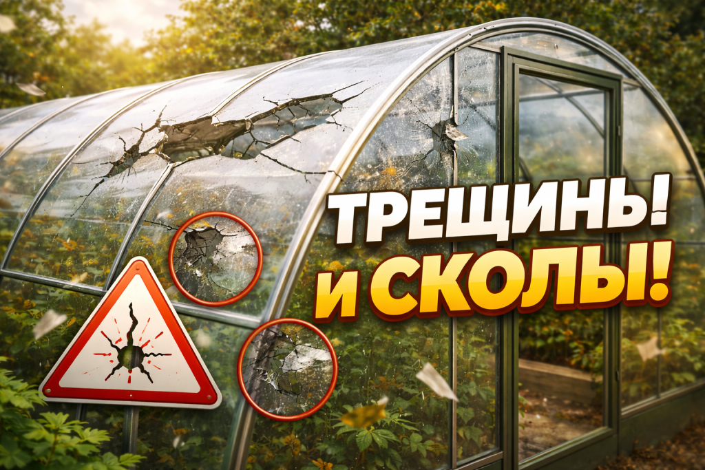 трещины и сколы